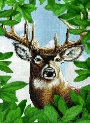 БСА3-185 Алмазная мозаика ТМ Наследие "Лесной олень"