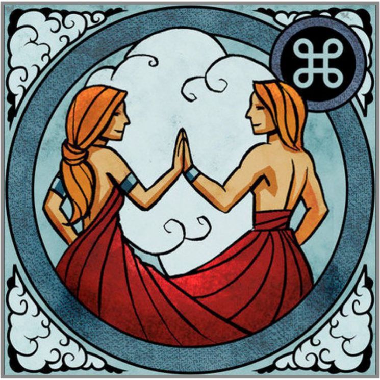 F-301 Алмазная мозаика Милато "Близнецы"