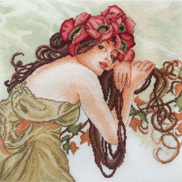 04.010.04 Набор для вышивания Марья Искусница "Мечтательное Лето" по рисунку  А. Муха