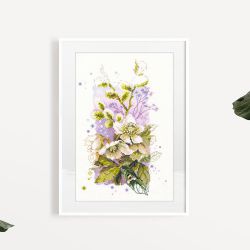 100-104 Набор для вышивания ЧУДЕСНАЯ ИГЛА "Морозник"