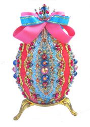 Набор для изготовления декоративного яйца ФИЛИГРИС "Райский остров", 11 см, FS-108