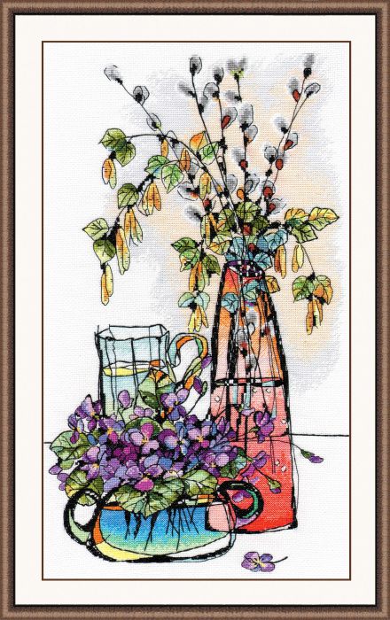 996 Набор для вышивания ОВЕН "Стеклянная фантазия 2"