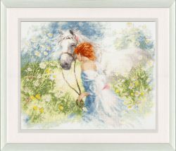 АК-005 Набор для вышивания Золотое Руно "Белый сон" по картине Виллема Хаенраетса