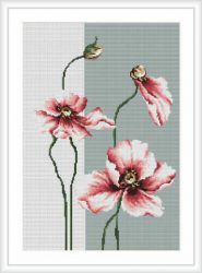 B2239 Набор для вышивания Luca-S "Маки"