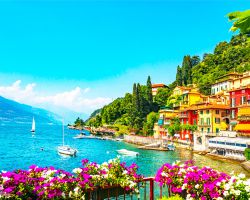 LMC025 Алмазная мозаика Цветной "Лазурная бухта"