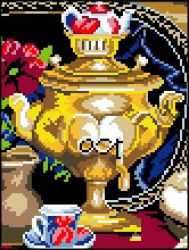 А-01 Набор для вышивания "Самовар"  (Гелиос)