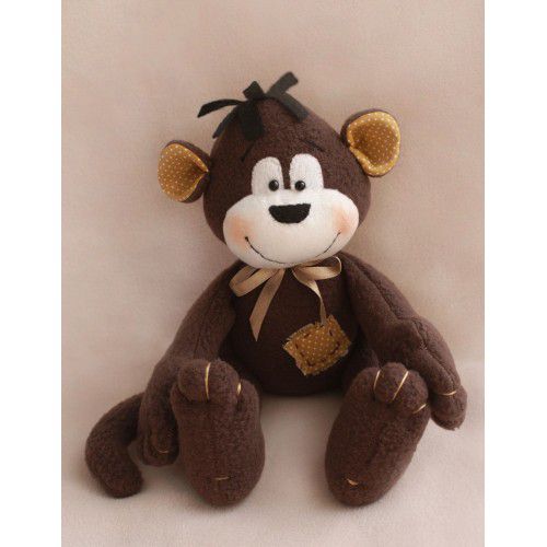 Набор для изготовления текстильной игрушки Ваниль "Monkey Story" MN001