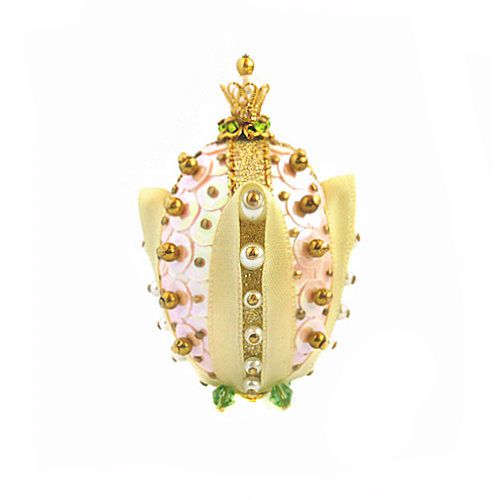 Набор для изготовления декоративного яйца ФИЛИГРИС "Тюльпан Великолепный золотой", 6,5 см, FS-172