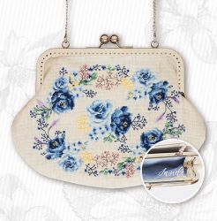 BAG022 Набор для вышивания сумки Luca-S "Голубая нежность"