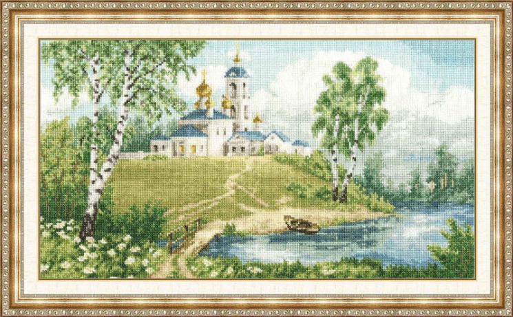 Набор для вышивания крестом ЗОЛОТОЕ РУНО "Тихая обитель" ВМ-024