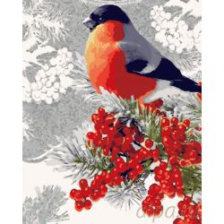 GX 23402 Картина по номерам PAINTBOY "Снегирь"