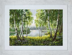 B526 Набор для вышивания Luca-S "Свет родных берез"