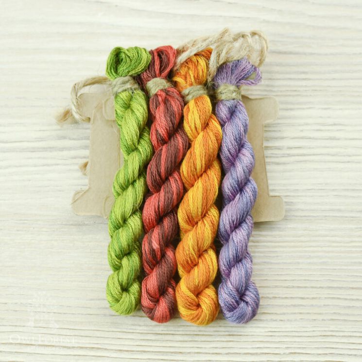 НМул-ЛНВВ-3322 Набор ниток OwlForest для схем «Любовь на все времена» (DMC) универсальный