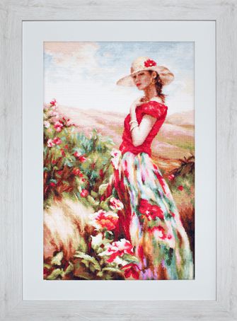 Набор для вышивания в технике гобелен LUCA-S "Цветущее место" G530