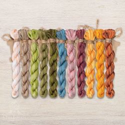 НМул-СЛ019-3401 Набор ниток OwlForest для схемы «Северное лето» (DMC) 40 каунт в 1 нить