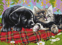 АМА2-009 Алмазная мозаика ТМ Наследие "Друзья"