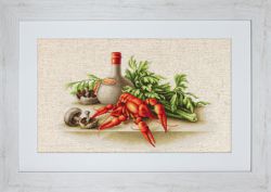 BL2258 Набор для вышивания Luca-S "Натюрморт с раками" по картине Катарины Кляйн