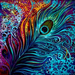 Ag 2299 Алмазная мозаика Гранни "Волшебное перо"