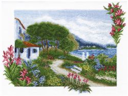 02.011.01 Набор для вышивания крестом Марья Искусница "Цветочной побережье"