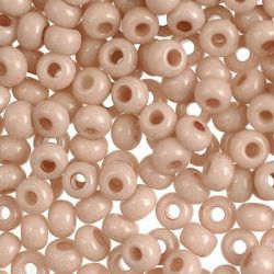 03211 Бисер матовый светло-бежевый (Preciosa) 