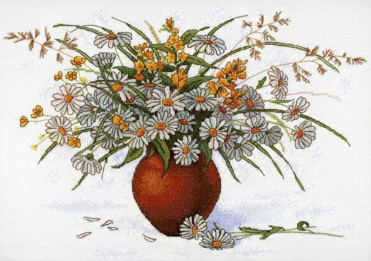 НВ-658 Набор для вышивания М.П.Студия "Нежный натюрморт"