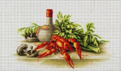 B2258 Набор для вышивания Luca-S "Натюрморт с раками" по картине Катарины Кляйн