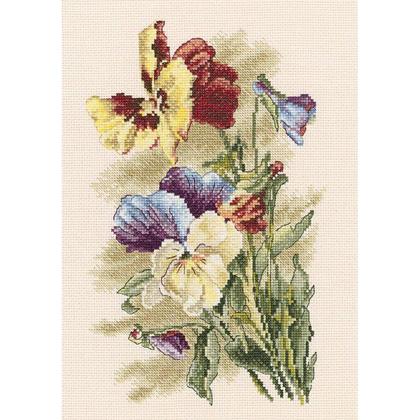 М522 Набор для вышивания РТО "Фиалка виттрока"