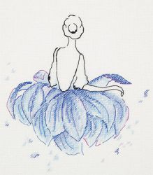 Ц-1949 Набор для вышивания "Балерина. Лотос" (PANNA)