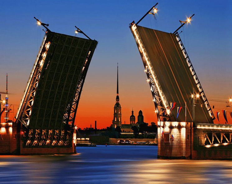 Алмазная мозаика Гранни «Дворцовый мост» Ag504