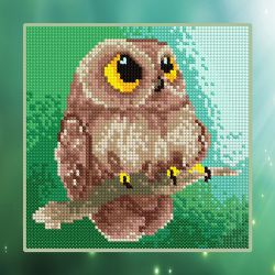 БСА25-085 Алмазная вышивка ТМ Наследие "Совенок"
