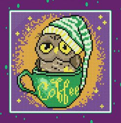 БСА25-086 Алмазная вышивка ТМ Наследие "Волшебный кофе"