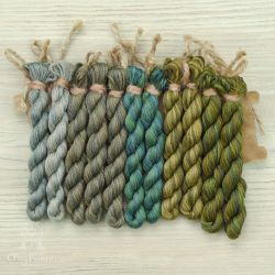 НМул-ЧК-3283 Набор ниток OwlForest для схемы «Черепаховый квакер» (DMC) 28 каунт в 3 нити