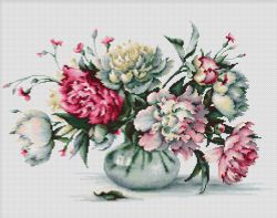 B2263 Набор для вышивания Luca-S "Пионы"