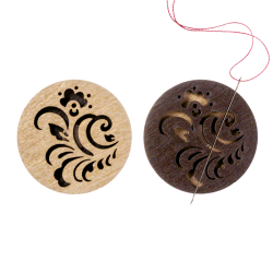 Магнитный двухсторонний держатель для игл ВОЛШЕБНАЯ СТРАНА, FLMH-049(W), 3,5см