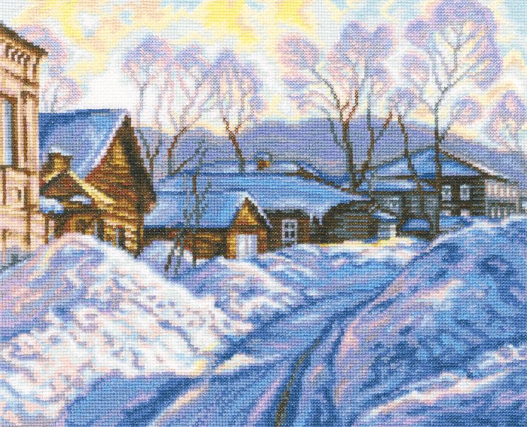 М534 Набор для вышивания РТО "Морозный день"