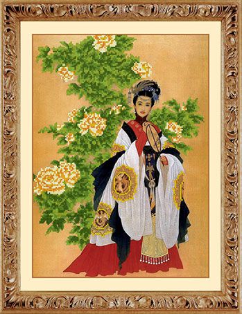 Набор для вышивания бисером СВЕТ РУКОДЕЛИЯ "Грация" Ф-110