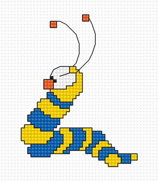 B079 Набор для вышивания Luca-S "Червячок"