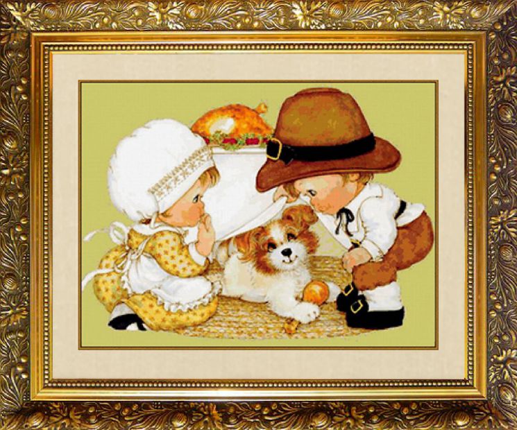 N-239 Алмазная мозаика МИЛАТО "Маленький воришка"