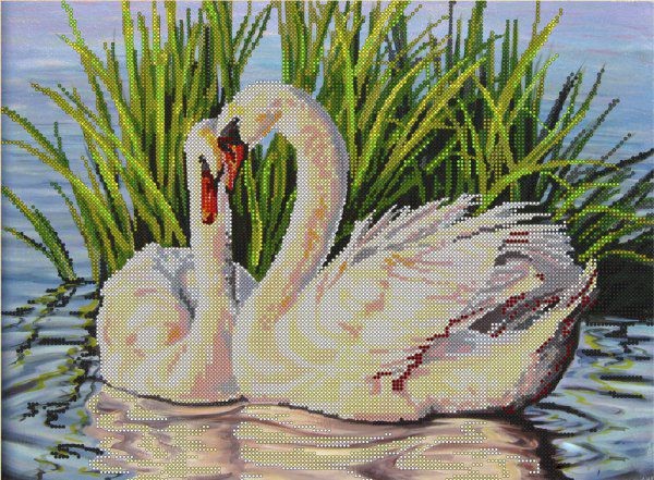 Принт для вышивания бисером "ВЫШИВАЕМ БИСЕРОМ"  арт. №60