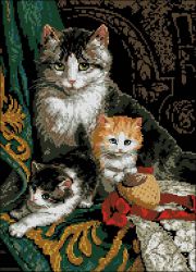 АА-016  Набор для вышивания "Дружная семья" (Гелиос)