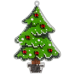 Набор для вышивания бисером на пластиковой основе FLPL-051, 8*12