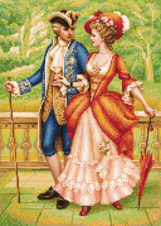 БСА2-077 Алмазная мозаика Наследие "Променад"