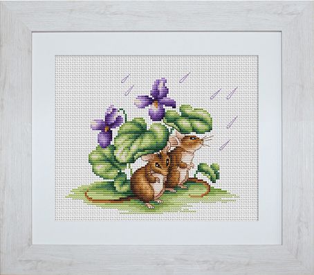 B1041 Набор для вышивания Luca-S "Мышки"