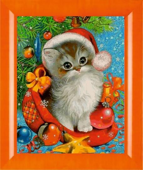 Алмазная мозаика Милато "Новогодний подарочек" N-298