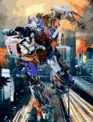 MCA1277 Картина по номерам "Трансформер",  40х50 см