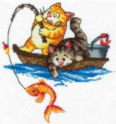 К-41 Набор для вышивания Сделай Своими Руками "Клюёт!"