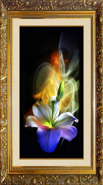 F-330 Алмазная мозаика МИЛАТО "Цветочное сияние"