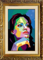 F-185 Алмазная мозаика МИЛАТО "Анджелина"