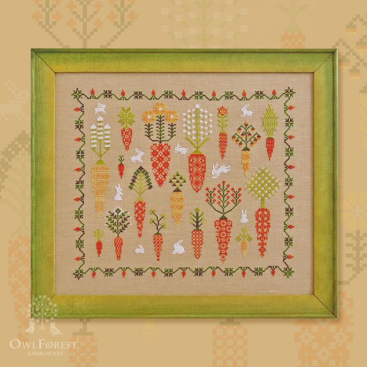 Схема для вышивания «Морковный лес» 0015-МЛ-С