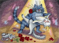 НВ-688 Набор для вышивания М.П.Студия "Танго вдвоём"